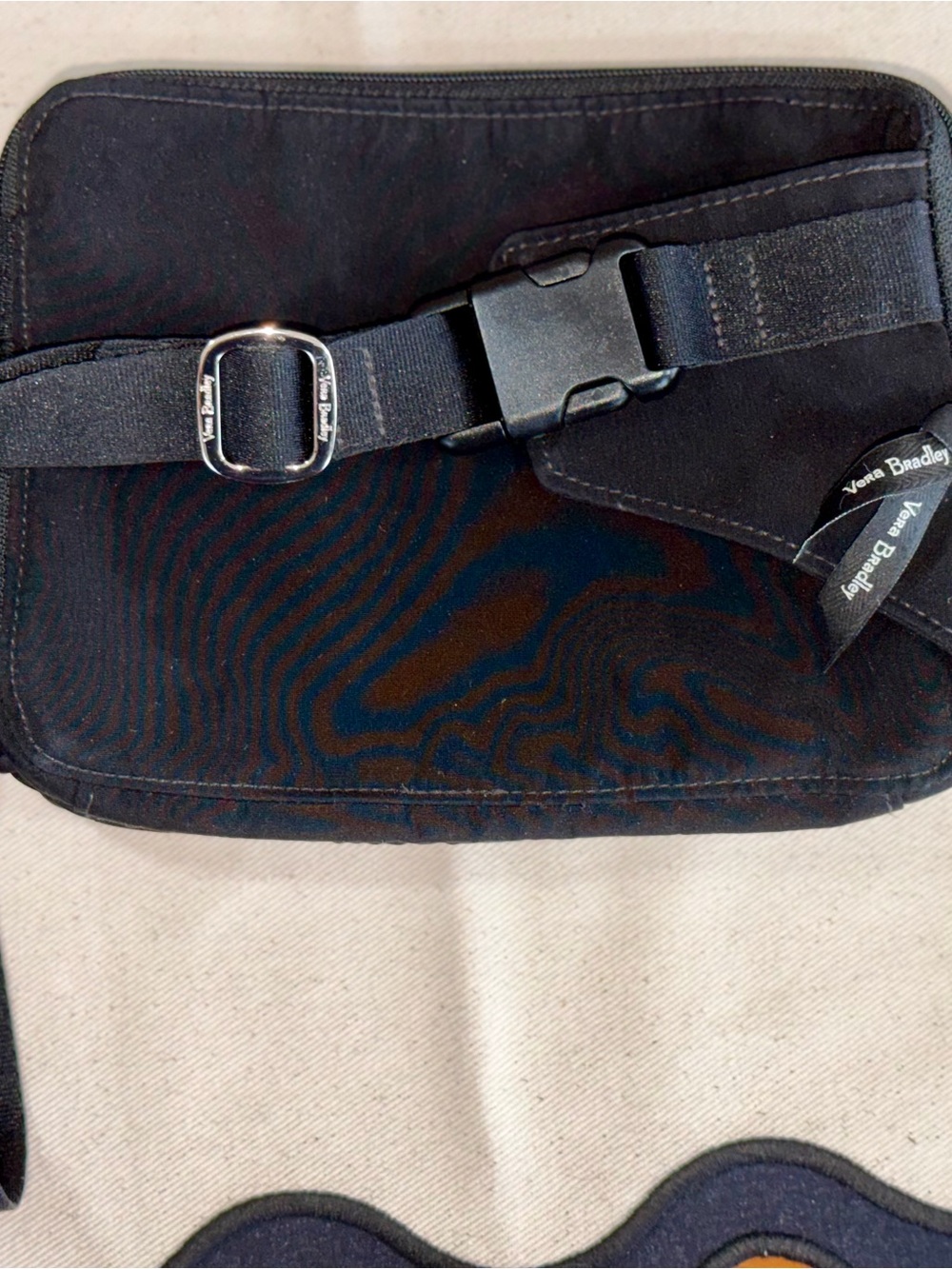 Vera Bradley Black Performance Twill RFID Belt Bag Crossbody Travel - Picture 6 of 11